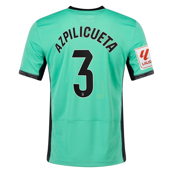 Nike Atletico Madrid César Azpilicueta Drittes Trikot mit La Liga Patch 23/24 (Spri