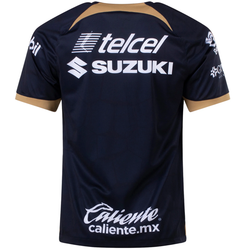 Image of Nike Pumas UNAM Away Jersey 23/24 (Obsidian/Truly Gold)