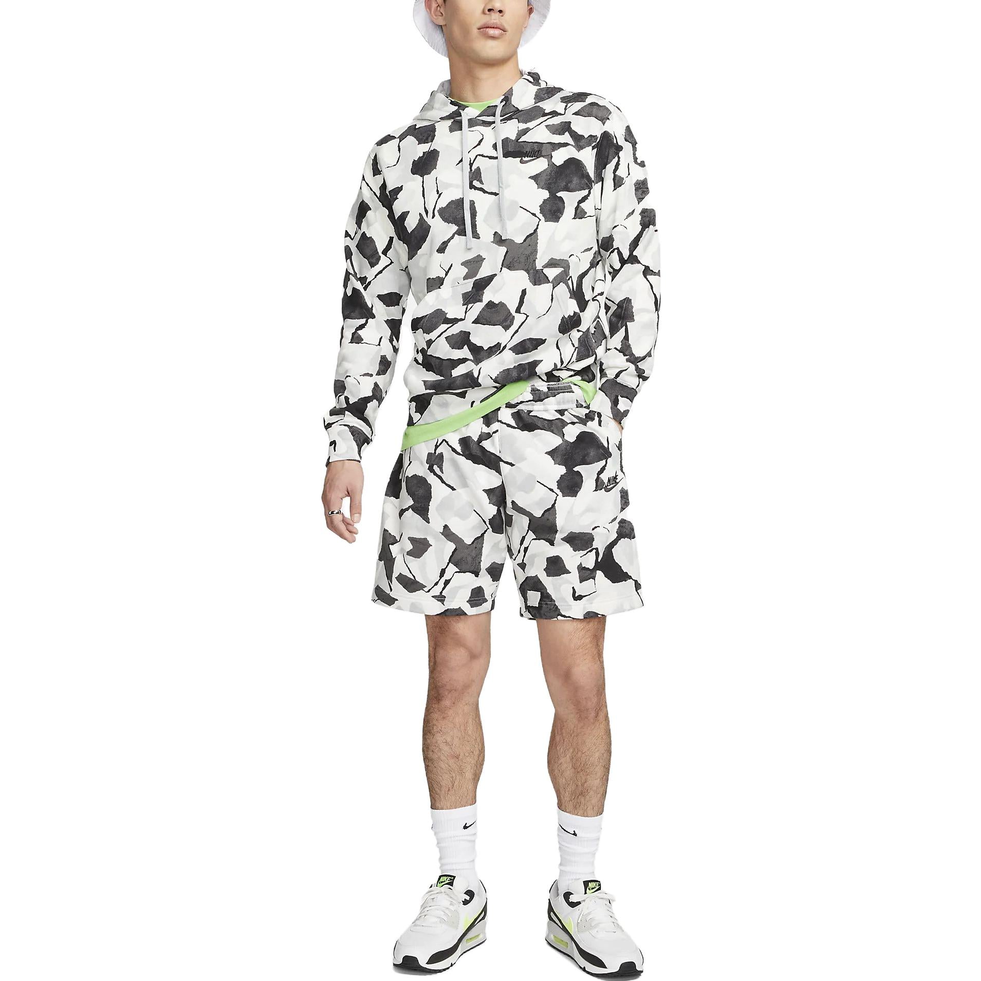 Image of Nike Street Style Shorts 'White Black Grey' DX0804-060