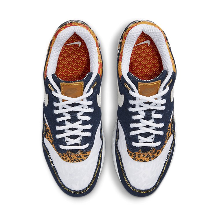 Image of Nike Air Max 1 Premium 'Denim Leopard' FJ4452-432