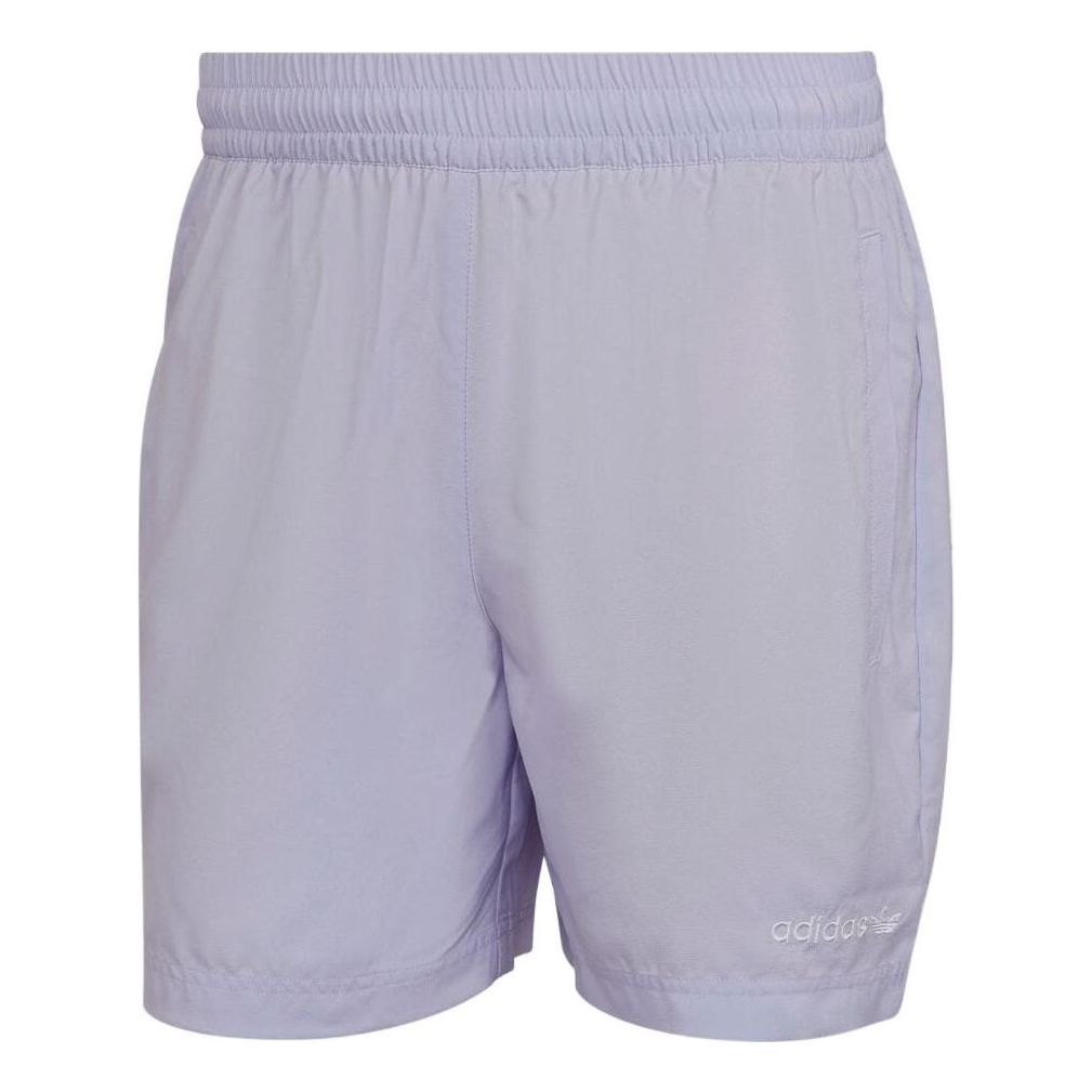Image of Men's adidas originals Solid Color Alphabet Printing Straight Shorts Japanese Ve