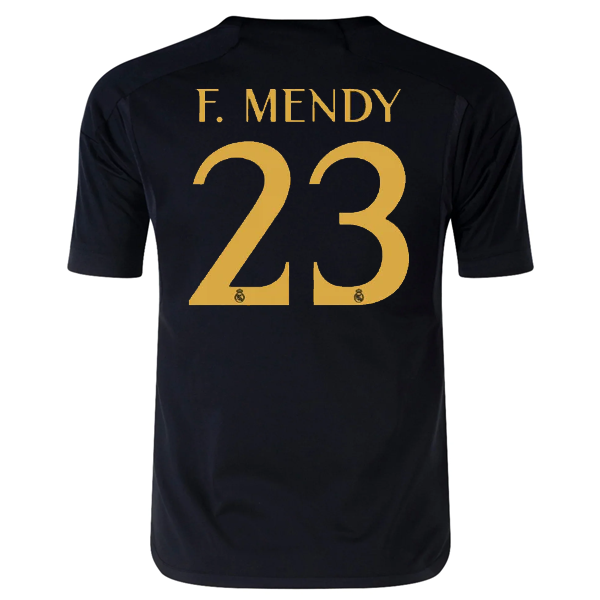 adidas Youth Real Madrid Mendy Third Jersey 23/24 (Black)