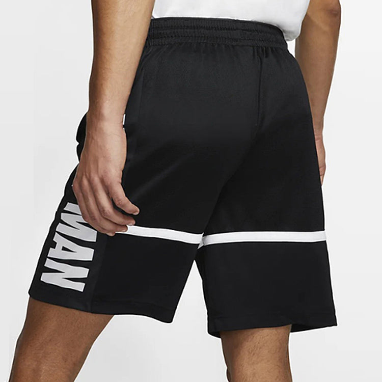 Image of Air Jordan Jumpman Basketball shorts 'Black White side logo' BQ8796-010