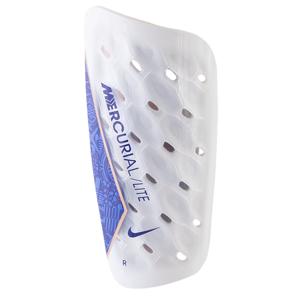 Image of Nike CR7 Mercurial Lite Shin Guard (Clear/Concord/Metallic Copper)