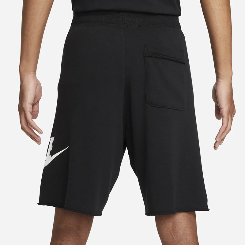 Men's Nike Lacing Breathable Logo Sports Shorts Black DM6817-010