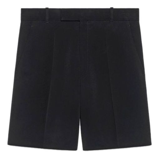 (WMNS) Gucci Cady viscose tailored shorts 'Black' 619500-ZKR01-1000