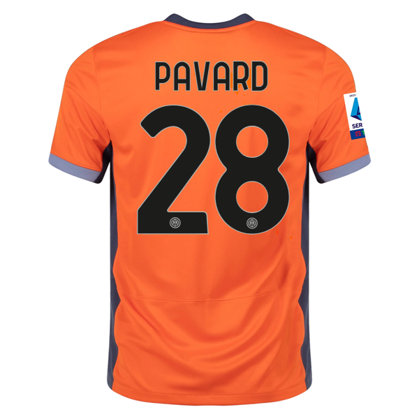 Image of Nike Inter Benjamin Pavard Third Jersey w/ Serie A + Copa Italia Patches 23/24 (