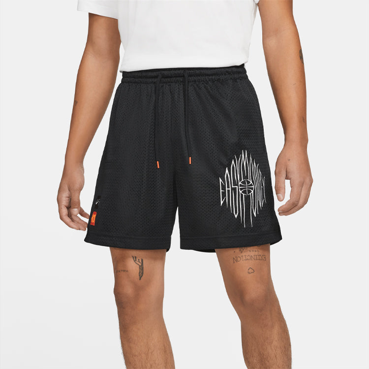 Image of Men's Nike Embroidered Logo Breathable Sports Shorts Black CV2394-010