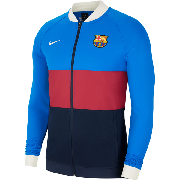 Nike Barcelona Full Zip I96 Anthem Jacket 21/22 (Soar/Obsidian/Noble Red)