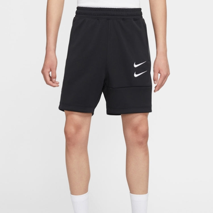 Image of Nike Sportswear Swoosh Casual Sports Shorts Black CU3912-010