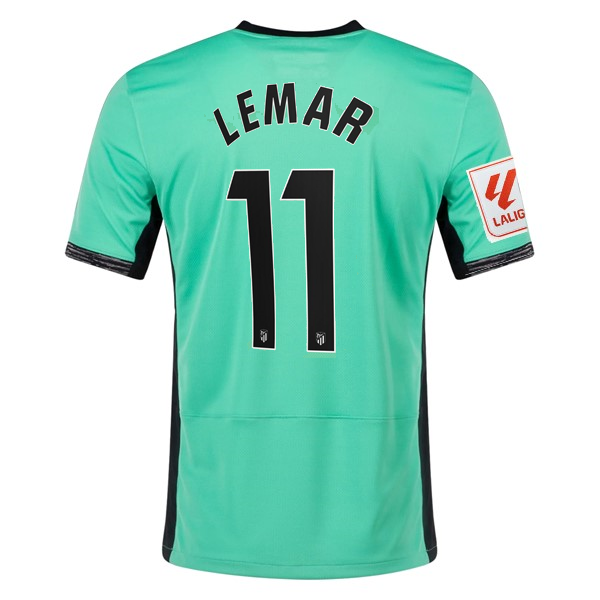 Nike Atletico Madrid Thomas Lemar Drittes Trikot mit La Liga Patch 23/24 (Frühjahrsgr