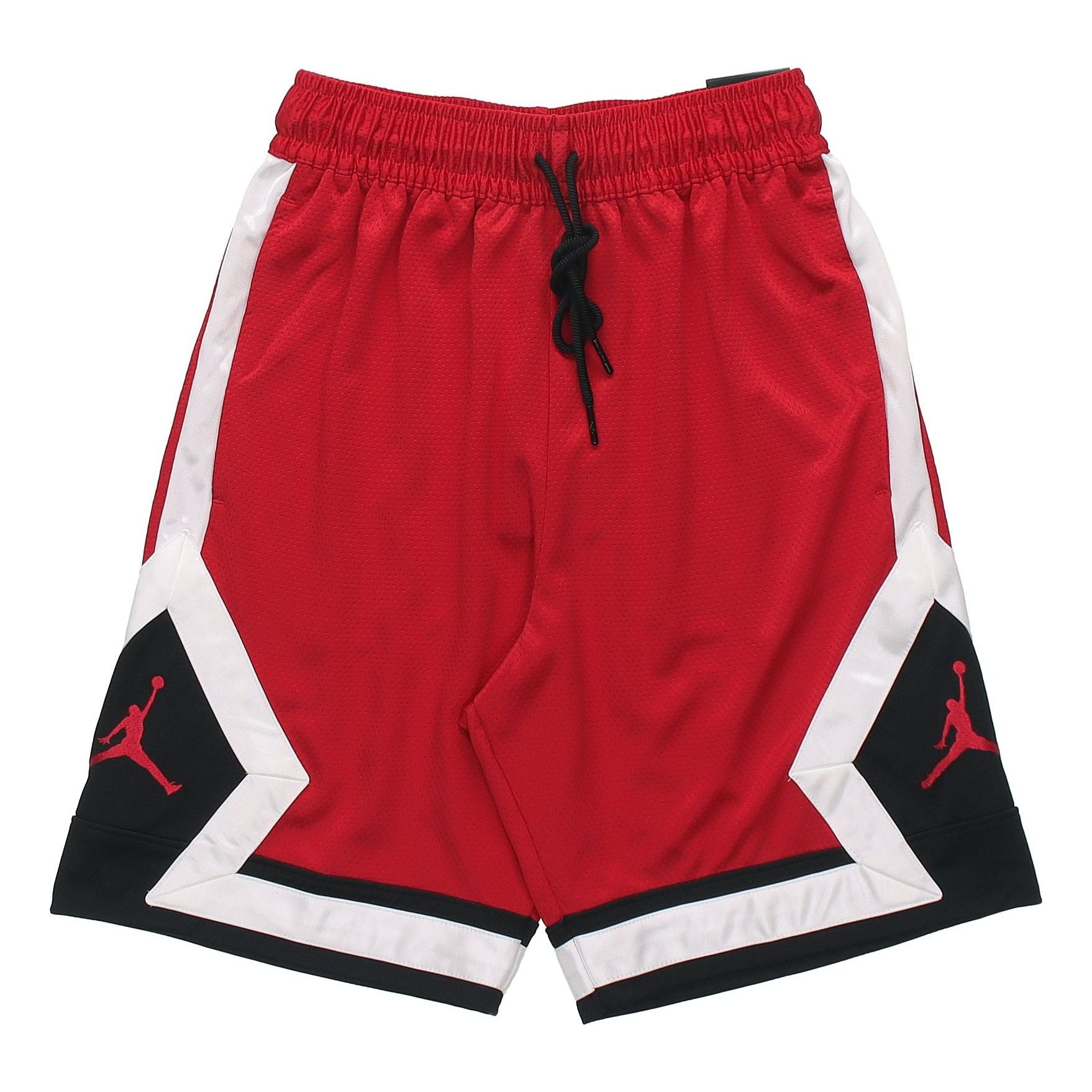 Image of Air Jordan Jumpman Diamond Basketball Shorts Red/Black/White CV6023-687