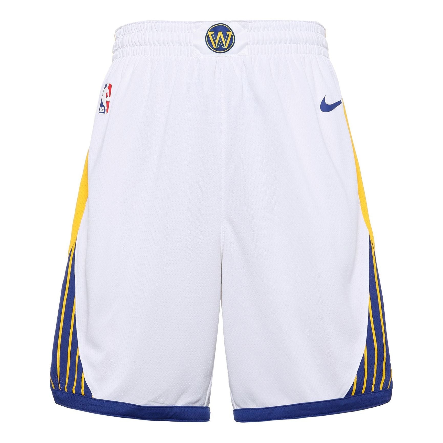 Image of Nike Men NBA Swingman Shorts Golden State Warriors White AV4971-100