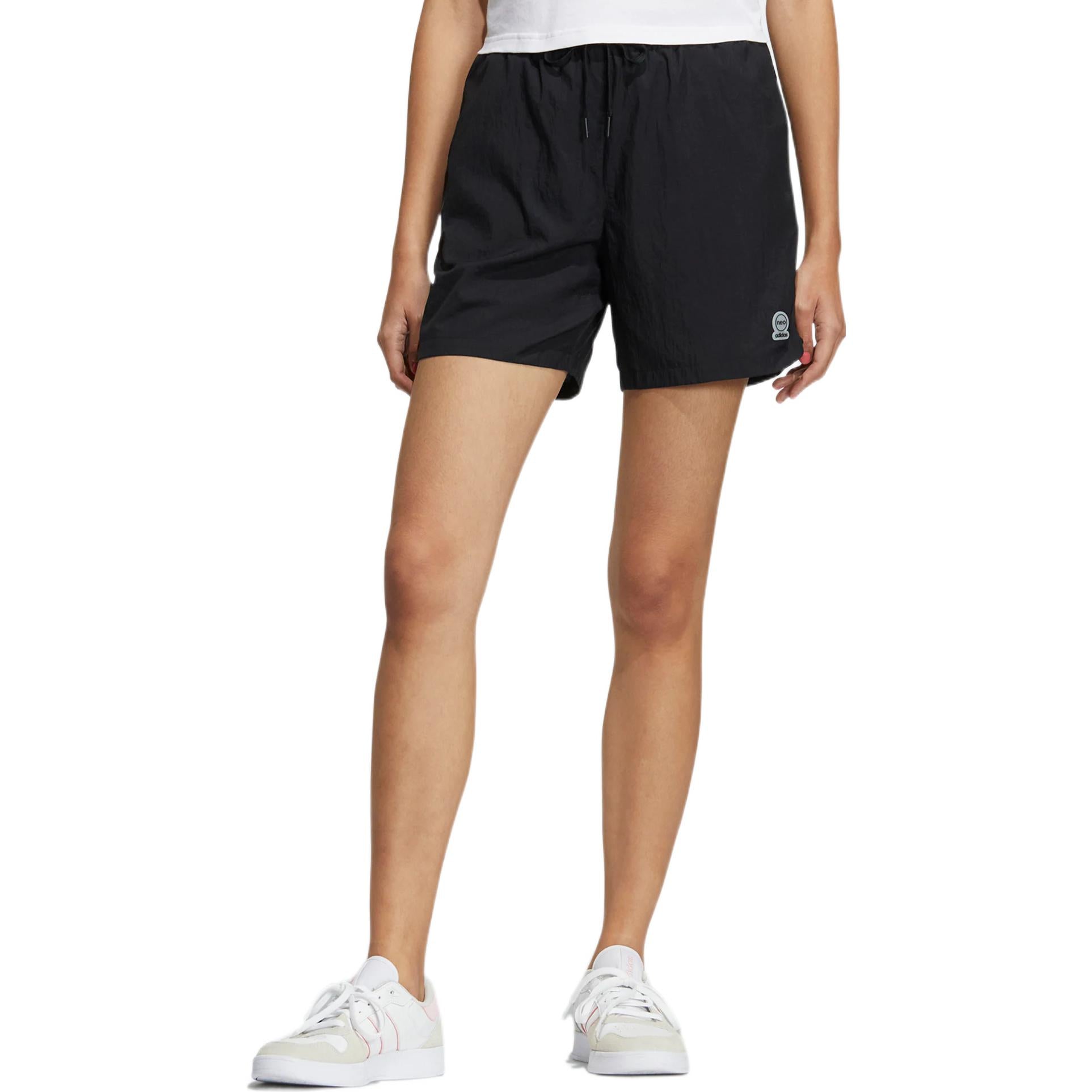 (WMNS) adidas neo W ESNT SHORT2 'Black' HM9556