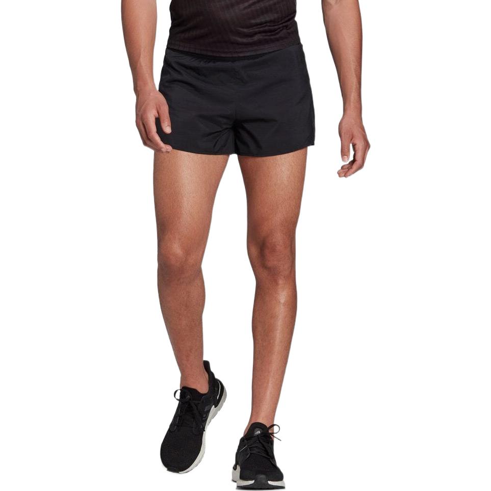 Image of Men's adidas Solid Color logo Printing Casual Shorts Black HA3690