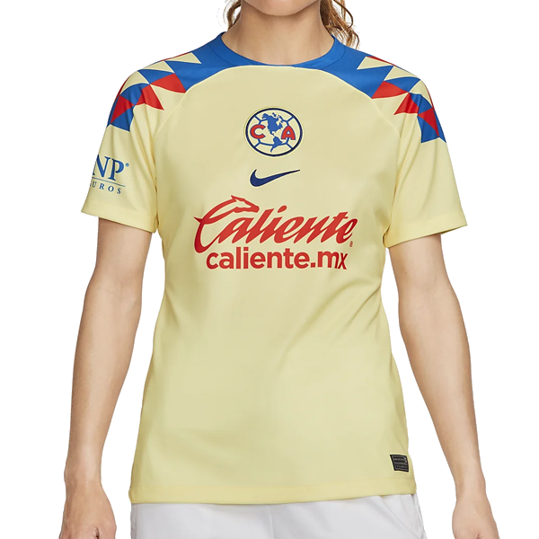 Nike Womens Club America Home Jersey 23/24 (Lemon Chiffon/Blue Jay)