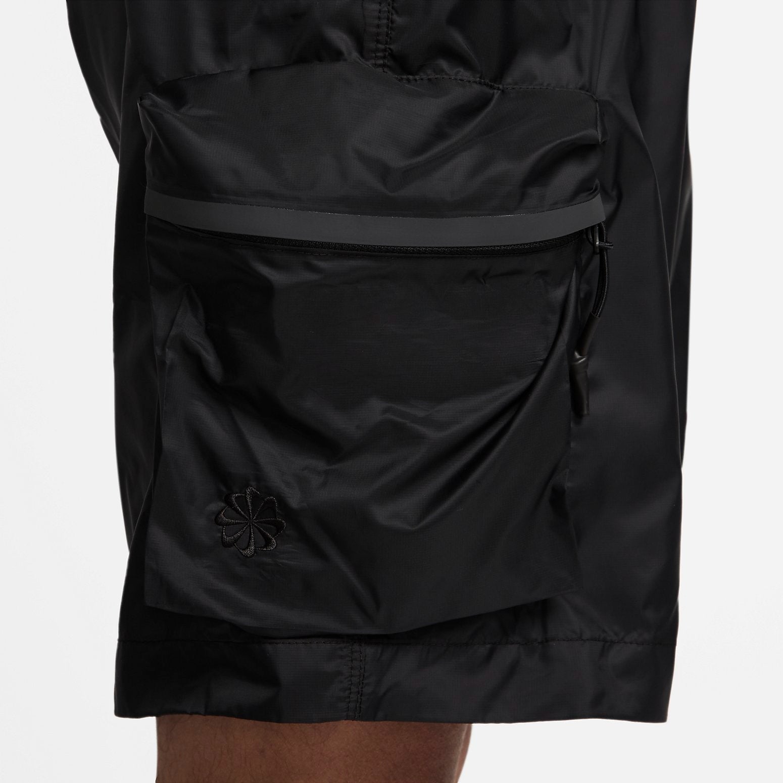 Image of Nike Sportswear Tech Pack Cargo Pocket Shorts 'Black' DX0230-010