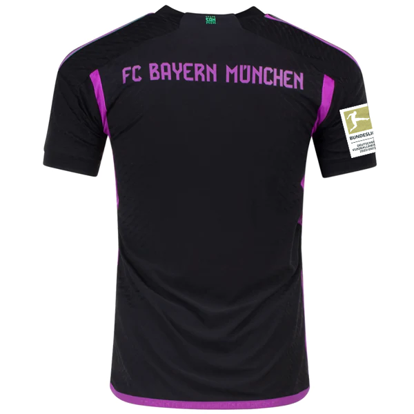 Image of adidas Bayern Munich Authentic Away Jersey w/ Bundesliga Champion Patch 23/24 (B