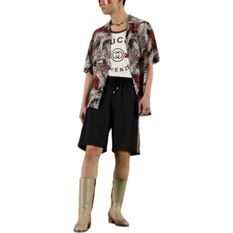 Image of Gucci Technical Jersey Shorts 'Black' 699599-XJEES-1152