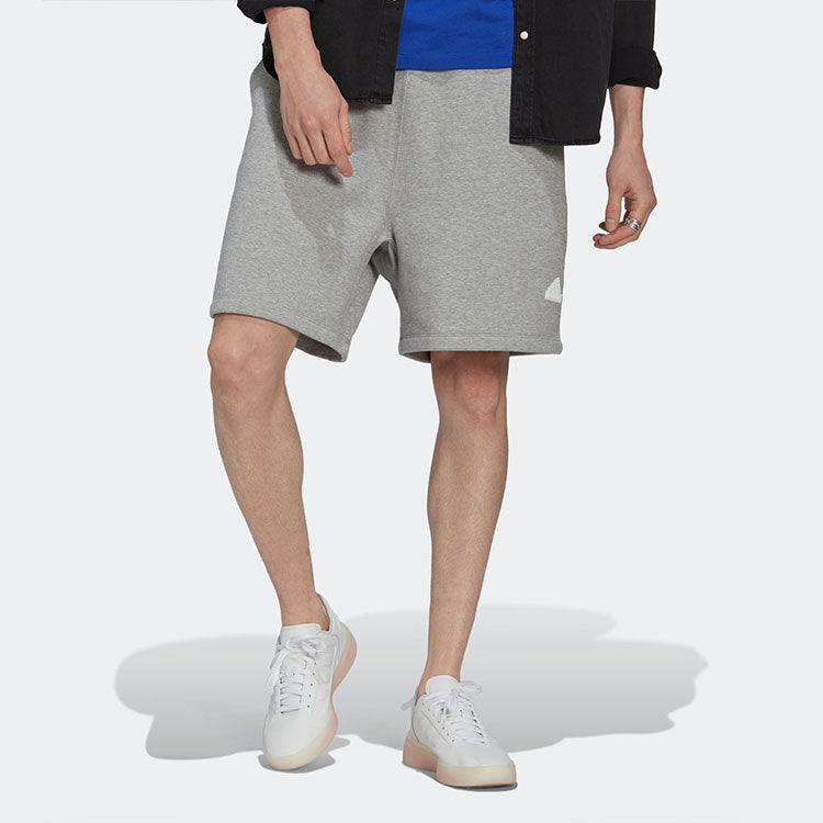 Image of Men's adidas New Fl Shorts Solid Color Casual Straight Sports Gray HN1932