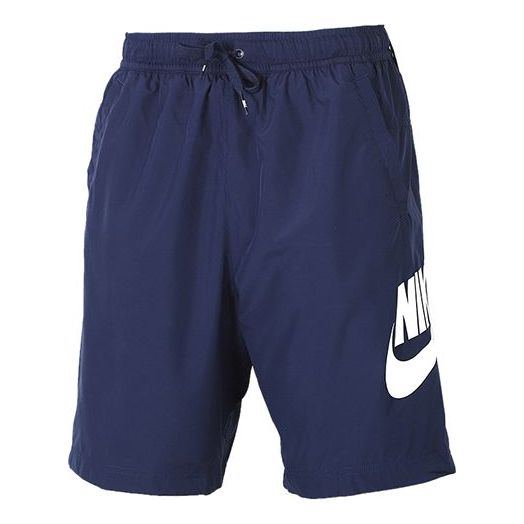 Nike Ce Short Woven Hybrid Large Logo Sports Training Shorts Navy Blue CJ4441-41
