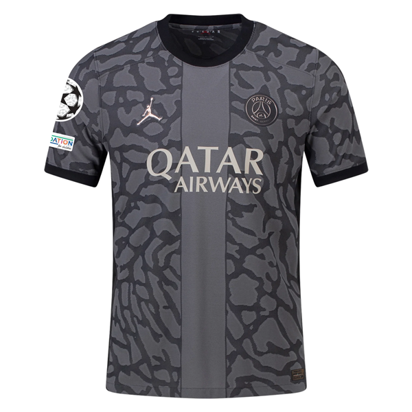 Nike Paris Saint-Germain Authentisches Ousmane Dembele Match Third Trikot mit Champio