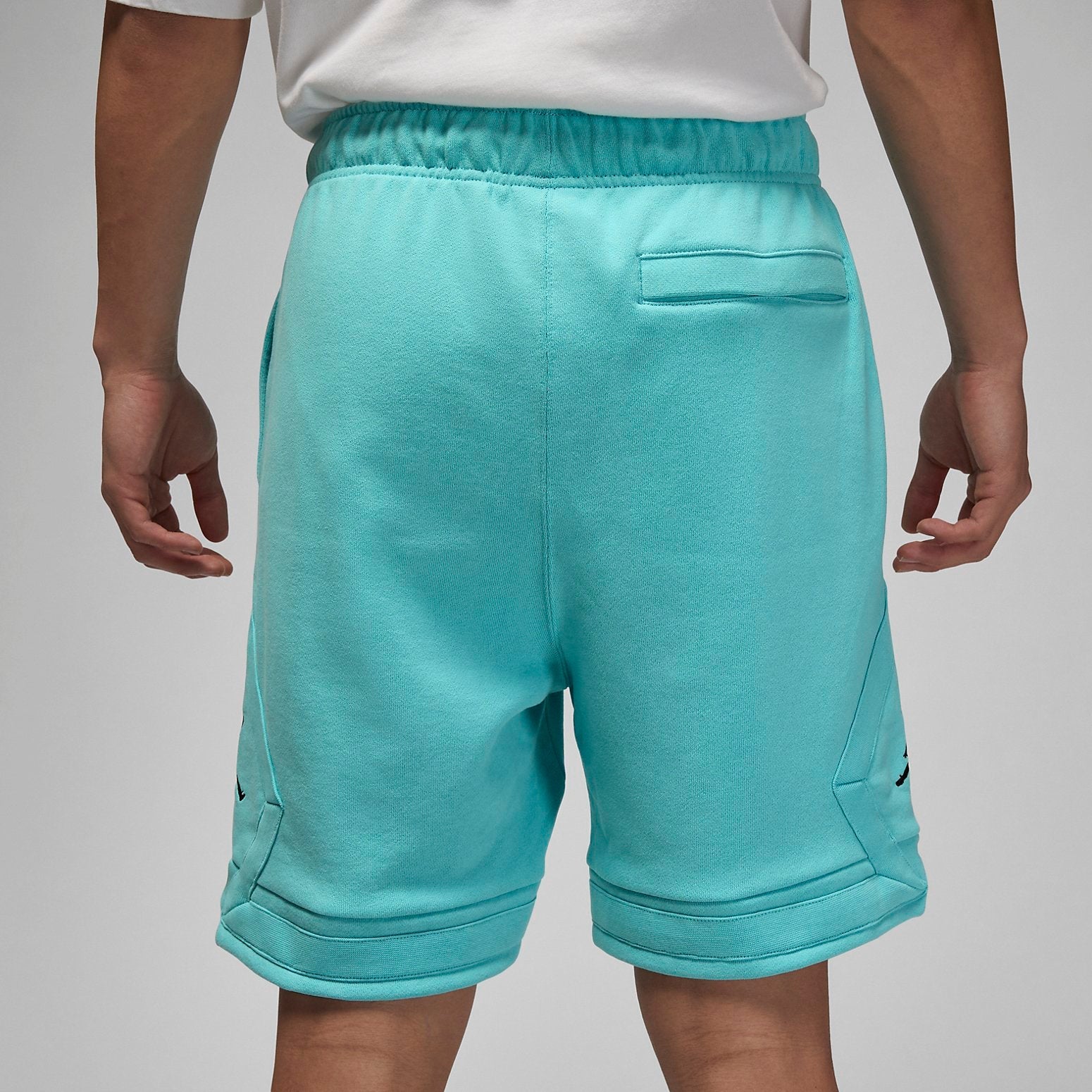 Image of Air Jordan Essentials Statement Fleece Shorts 'Bleached Aqua' DQ7473-464