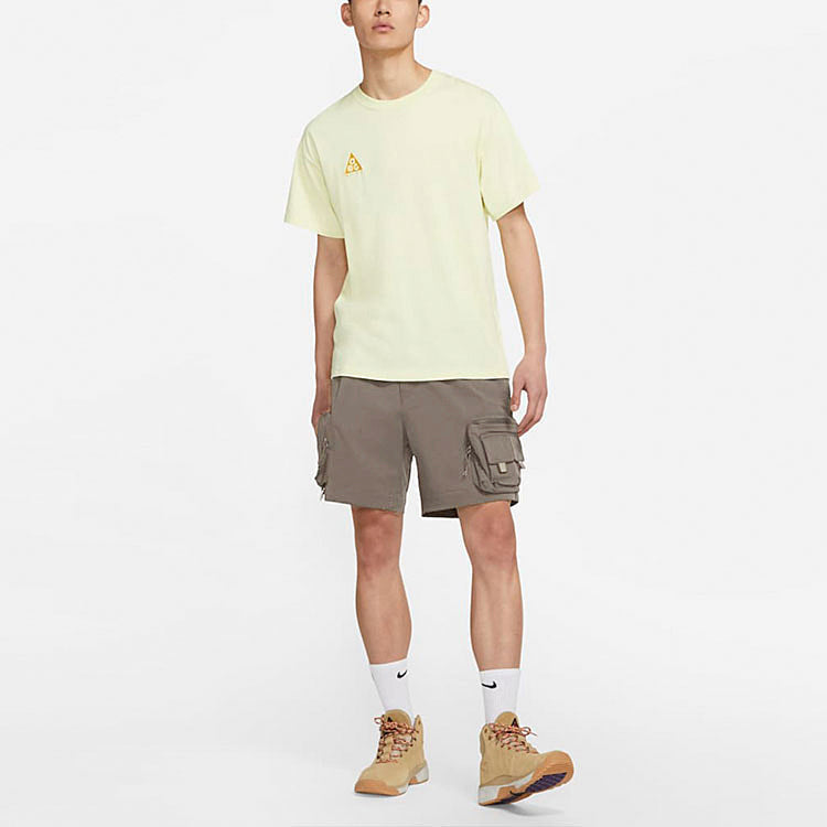 Image of Nike ACG Solid Color Sports Cargo Shorts Asia Edition Gray DH8348-004