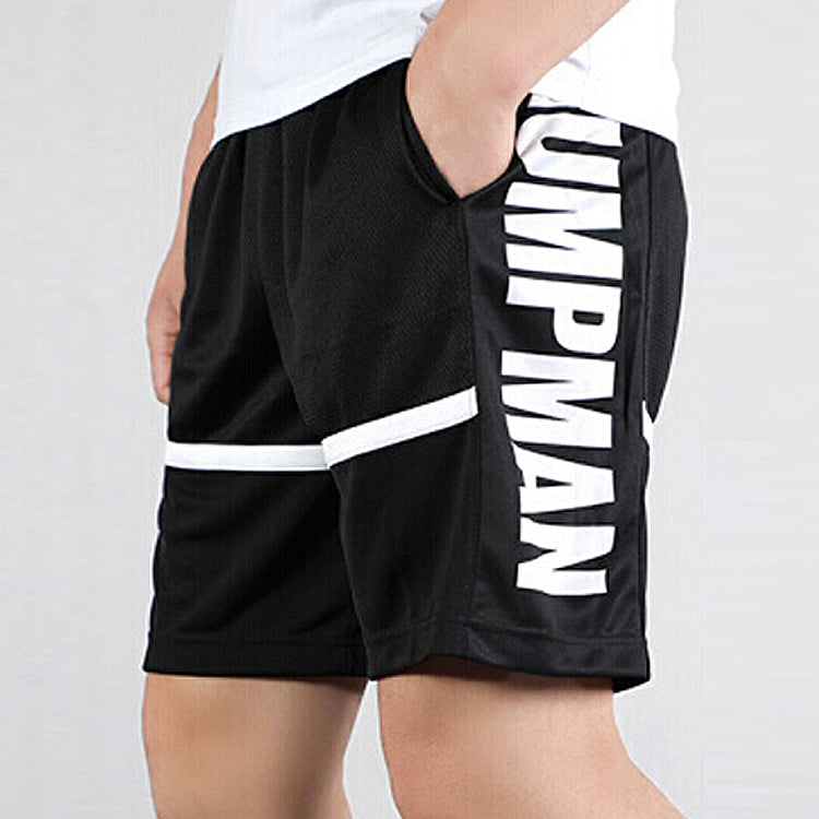 Image of Air Jordan Jumpman Basketball shorts 'Black White side logo' BQ8796-010