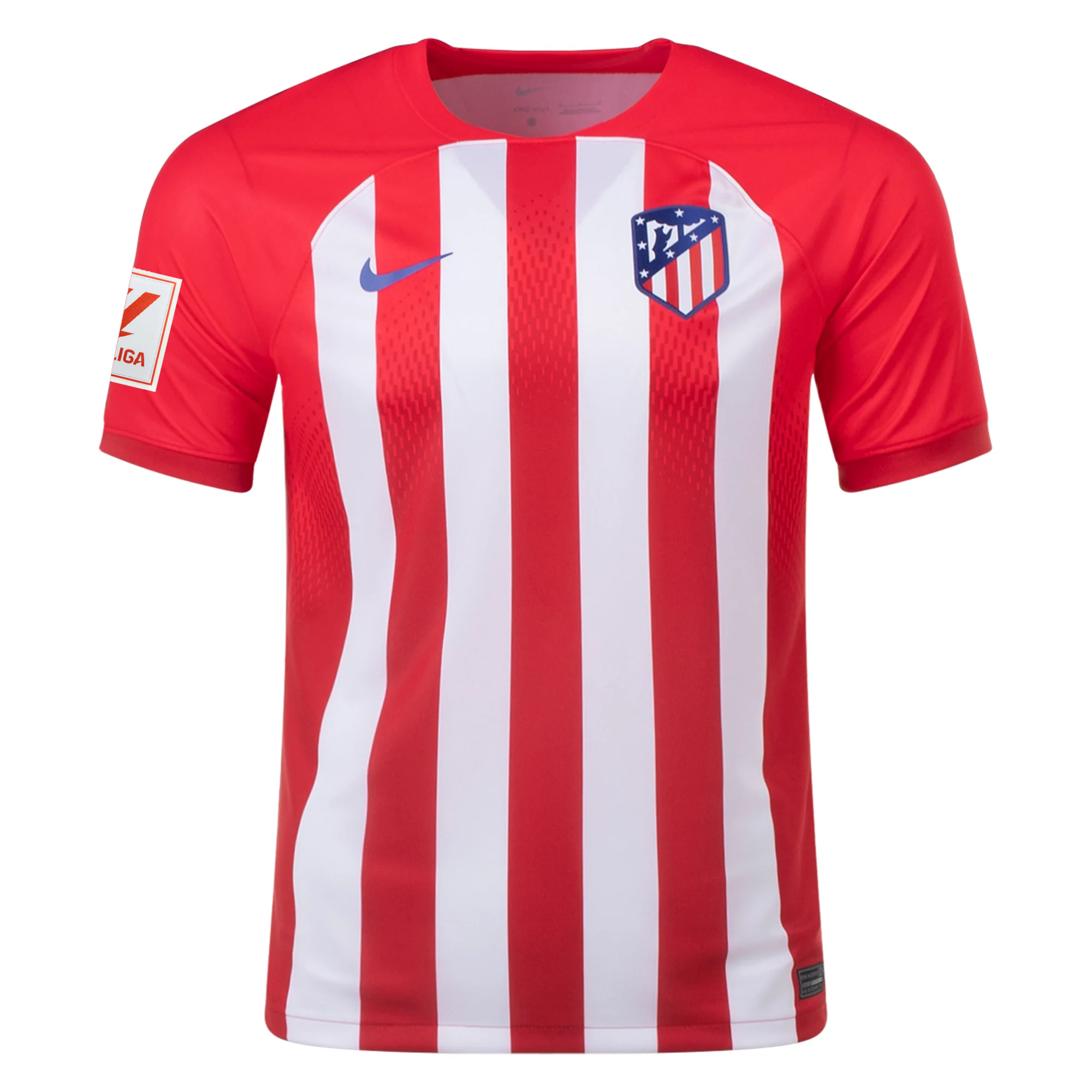 Image of Nike Atletico Madrid Axel Witsel Home Jersey w/ La Liga Patch 23/24 (Sport Red/G
