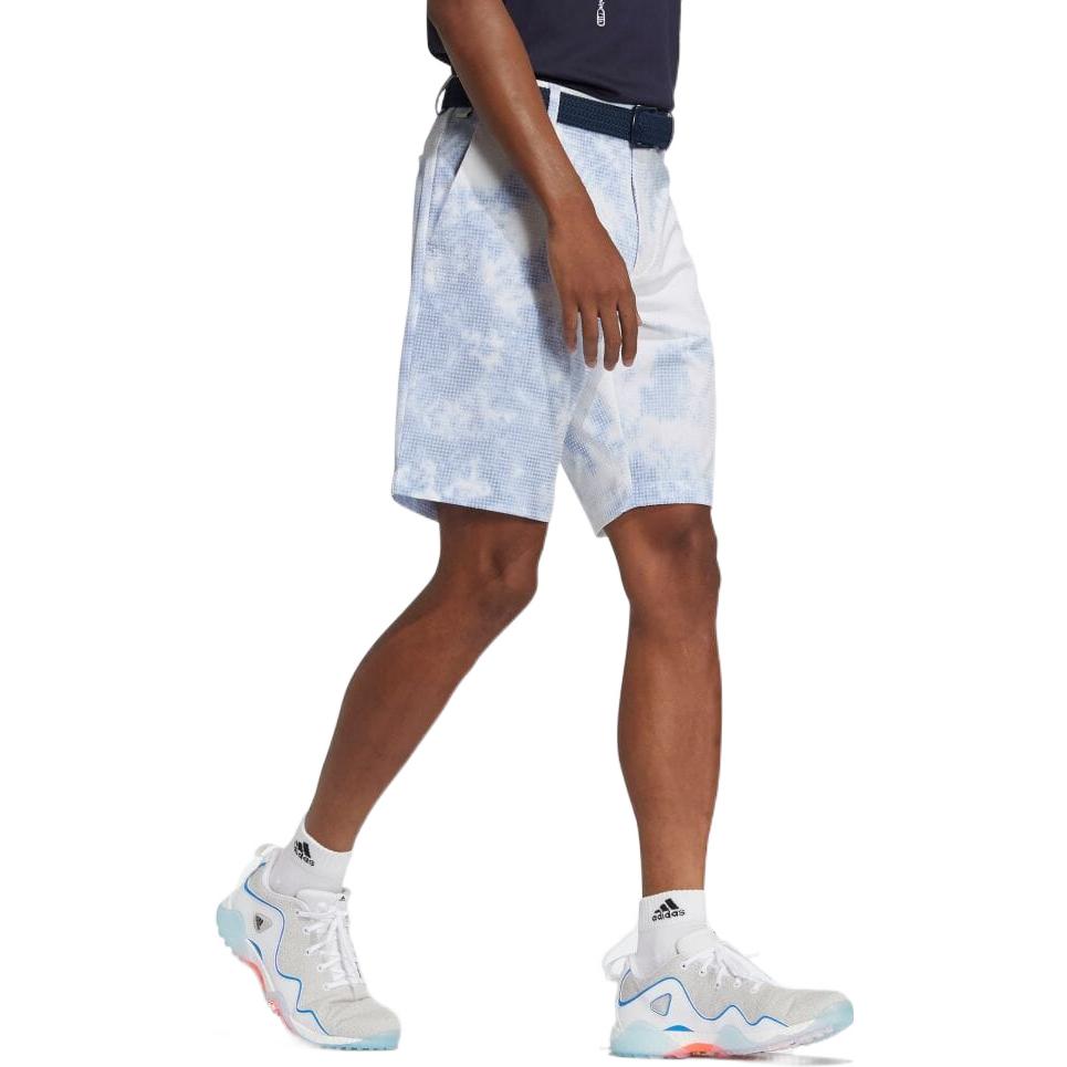 Image of adidas Tie Dye Casual Shorts Blue White HA3256