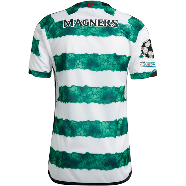 adidas Celtic Home Jersey w/ Champions League Patches 23/24 (Green/White)