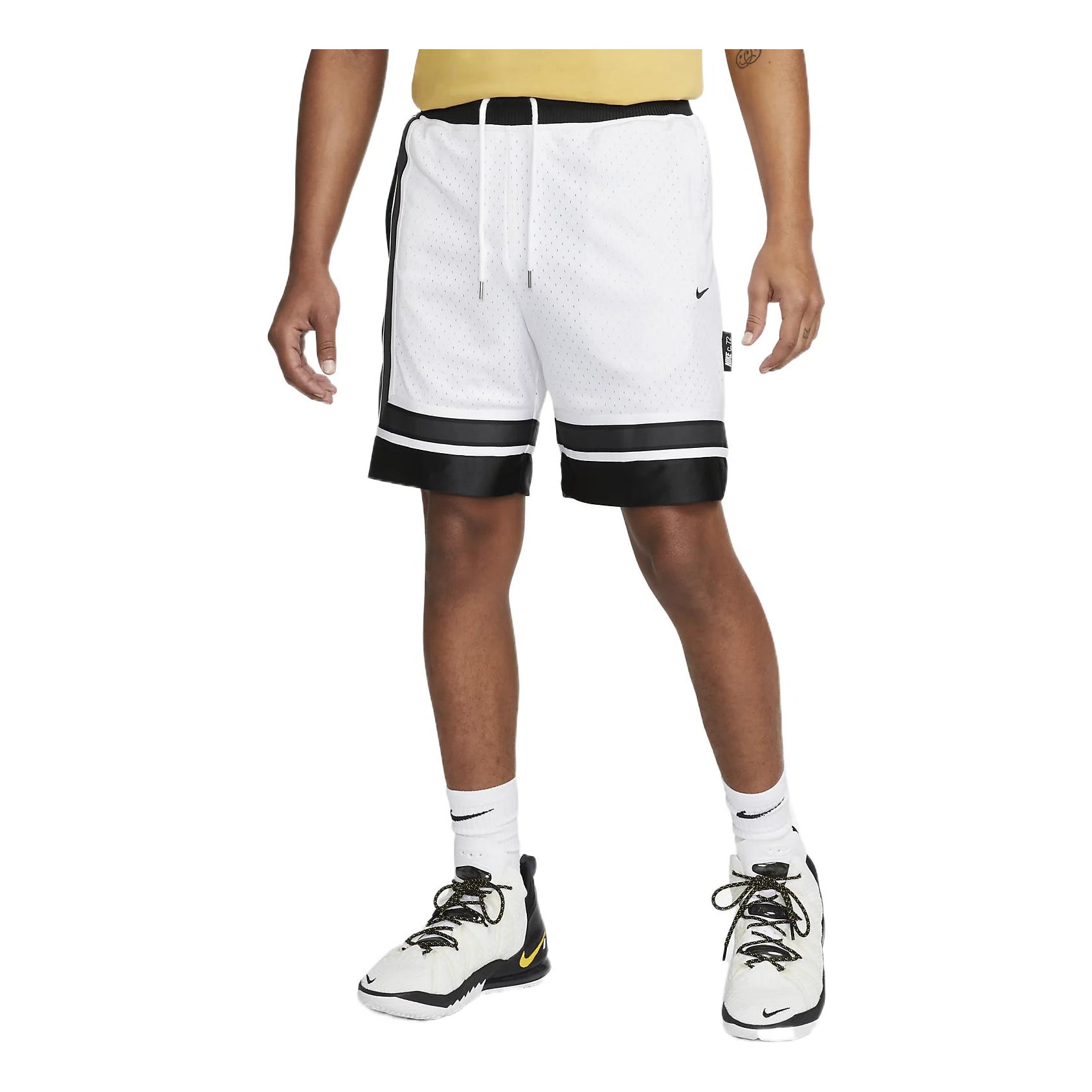 Image of Nike Circa Men's 8' Basketball Shorts 'White' DV9533-100