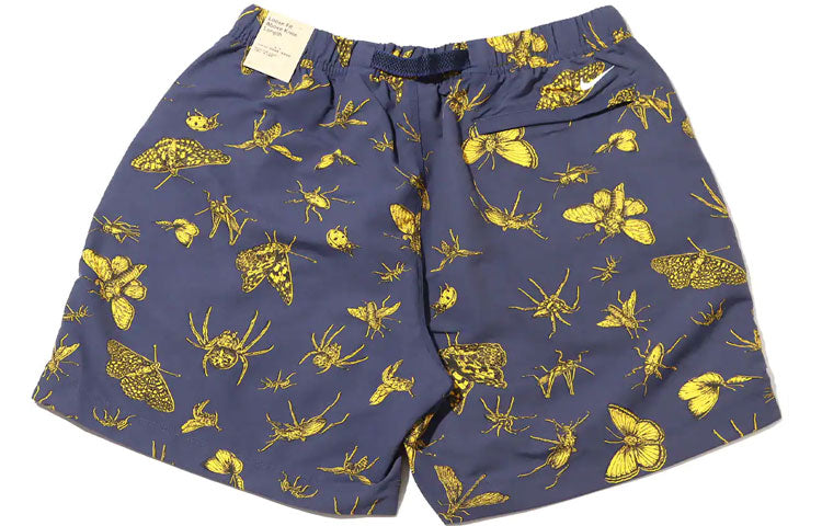 Image of Men's Nike Animal Full Print Athleisure Casual Sports Shorts Blue DR5736-437