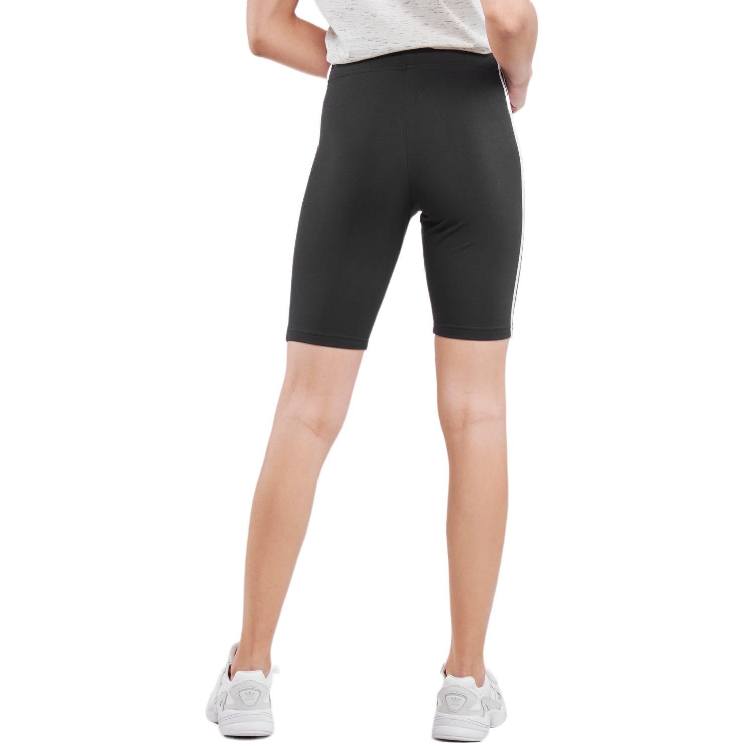 Image of (WMNS) adidas Essentials 3-Streifen Bike Shorts 'Schwarz Weiß' GR3866