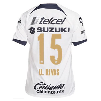 Nike Pumas UNAM Ulises Rivas Heimtrikot mit Liga MX-Patch 23/24 (Weiß/Obsidian)