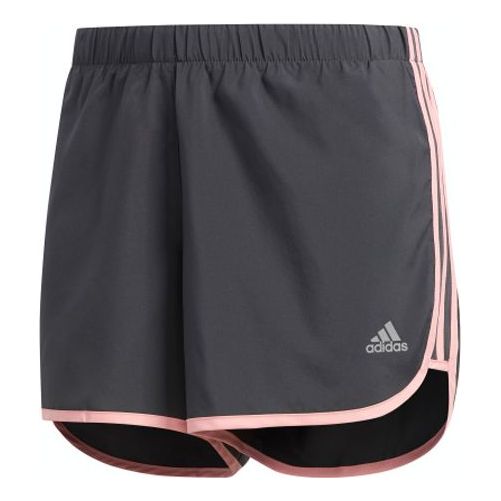 (WMNS) adidas M20 Short W Logo Printing Sports Shorts Gray / Pink FL7827