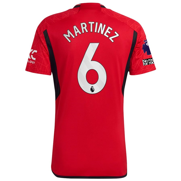 Image of adidas Manchester United Lisandro Martinez Heimtrikot 23/24 mit EPL + No Room Fo