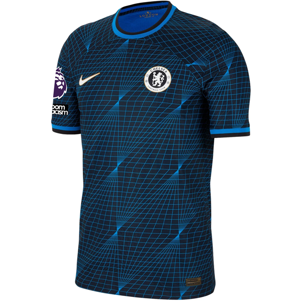 Image of Nike Chelsea Authentic Reece James Match Vaporknit Away Jersey w/ EPL + No Room
