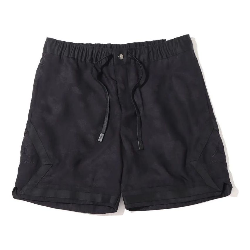 Image of Air Jordan x A Ma Manire Jacquard Shorts 'Black/Medium Ash' DJ9754-010