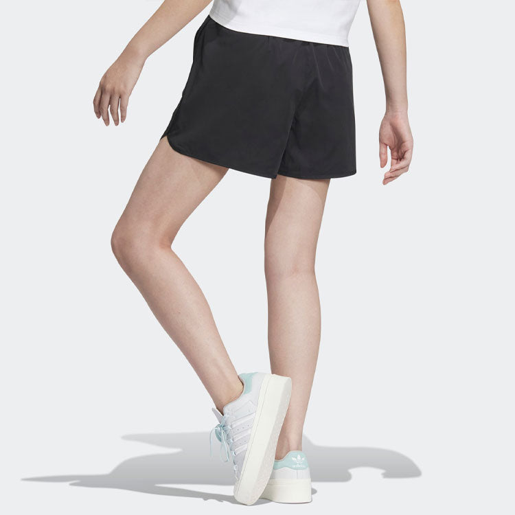 (WMNS) adidas originals Logo Od Short 'Black' IK8604