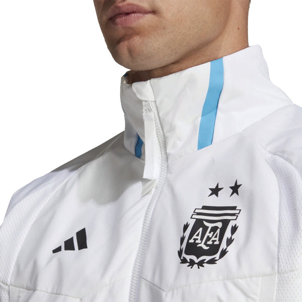 Image of adidas Argentina Game Day Anthem Jacket (White/Multi)