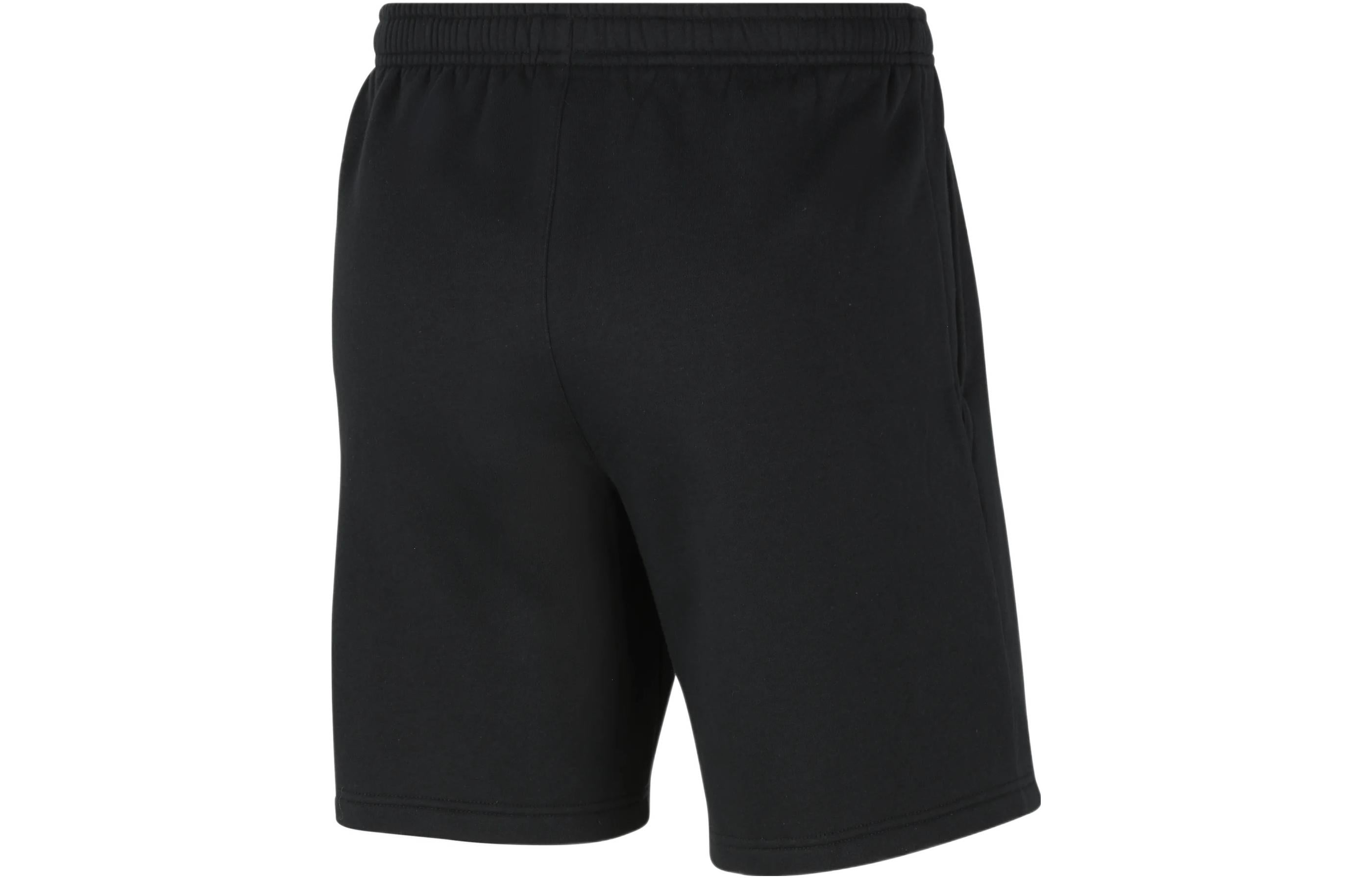 Image of Men's Nike Solid Color Casual Fleece Sports Black Shorts CW6910-010