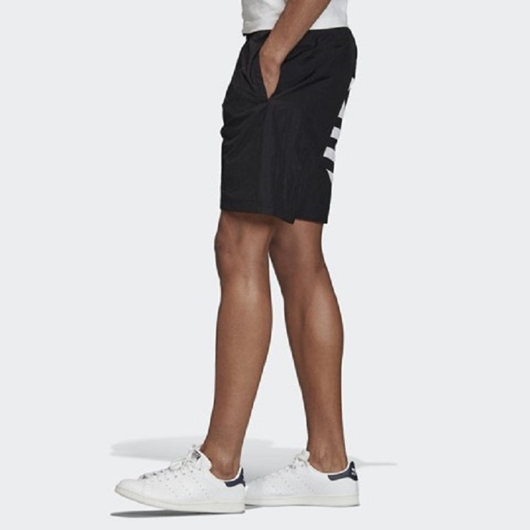 Image of adidas originals Big Trefoil Track Shorts 'Black' FM9900
