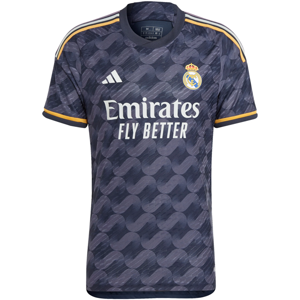 adidas Real Madrid Authentic Away Jersey 23/24 (Legend Ink/Preloved Yellow)