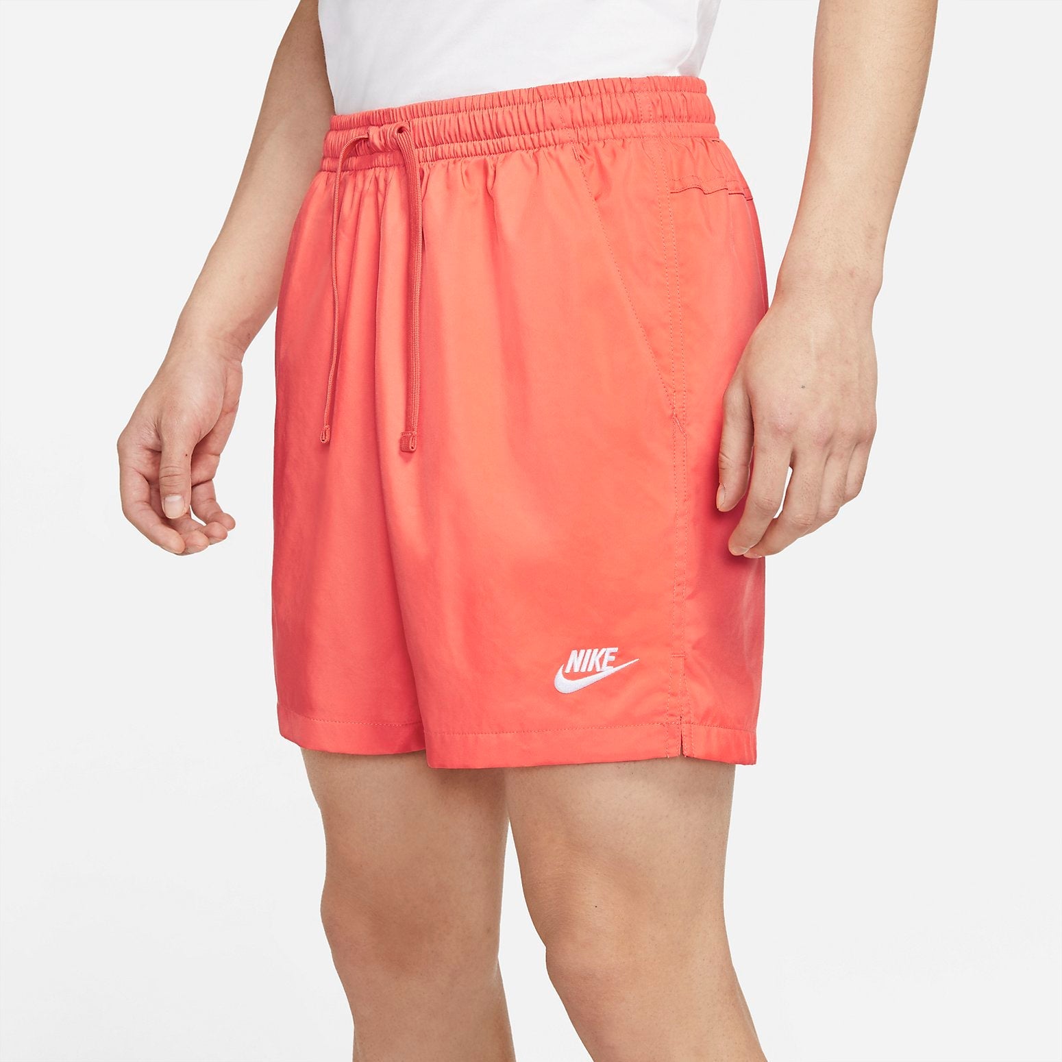 Image of Nike Sportswear Woven Shorts 'Orange' AR2383-842