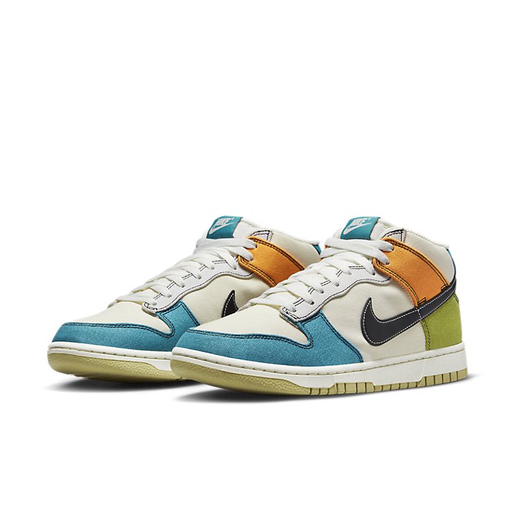 Image of Nike Dunk Mid 'Pale Ivory Multi' DV0830-100