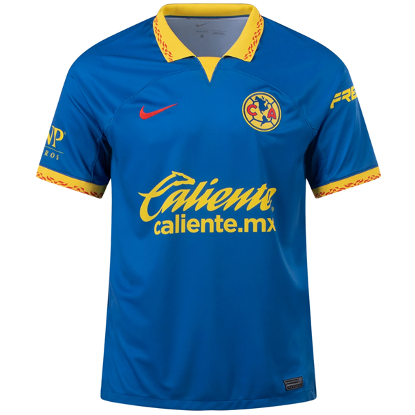 Nike Club America Away Jersey 23/24 (Blue Jay/Tour Yellow/Habanero Red)