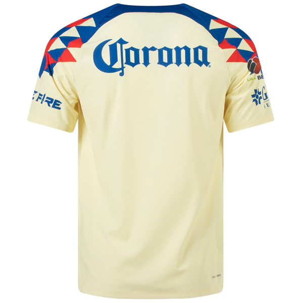 Image of Nike Club America Authentic Match Home Jersey w/ Liga MX Patch 23/24 (Lemon Chif