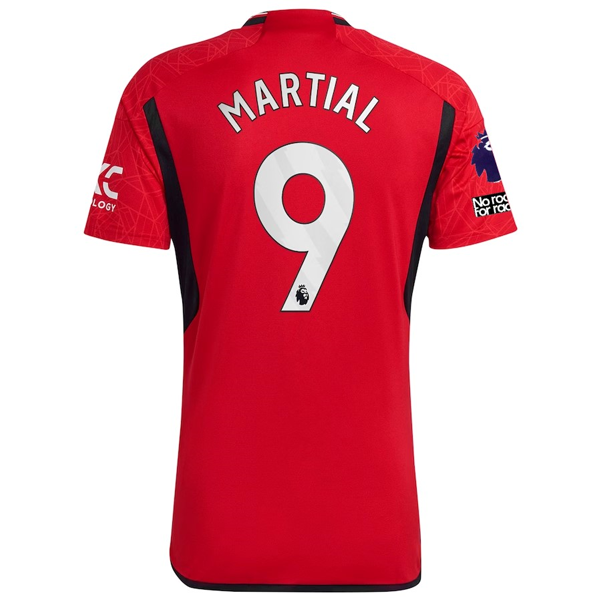 Image of adidas Manchester United Anthony Martial Heimtrikot 23/24 mit EPL + No Room For